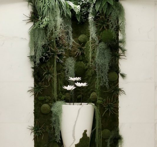 mur vegetal artificiel - vert espace